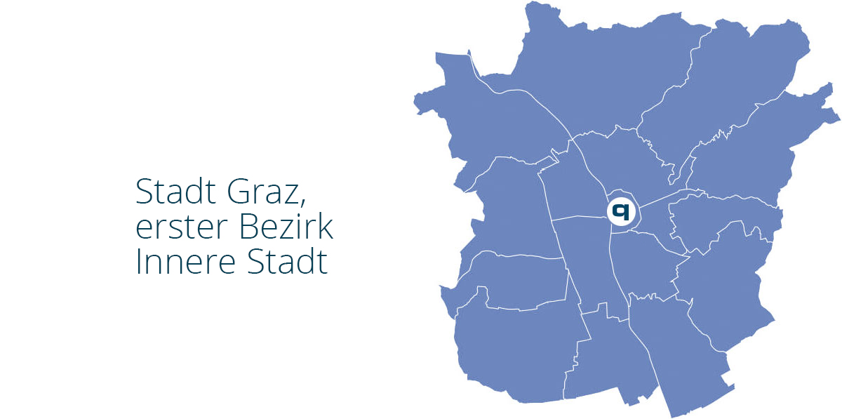Graz_ersterBezirk_Lage